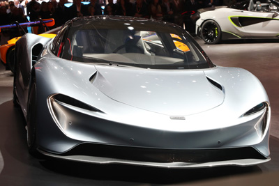 McLaren Hybrid Speedtail -three seats-1036 bhp - 250 mph